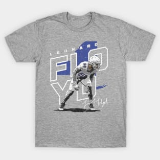 Leonard Floyd Buffalo Player Map T-Shirt